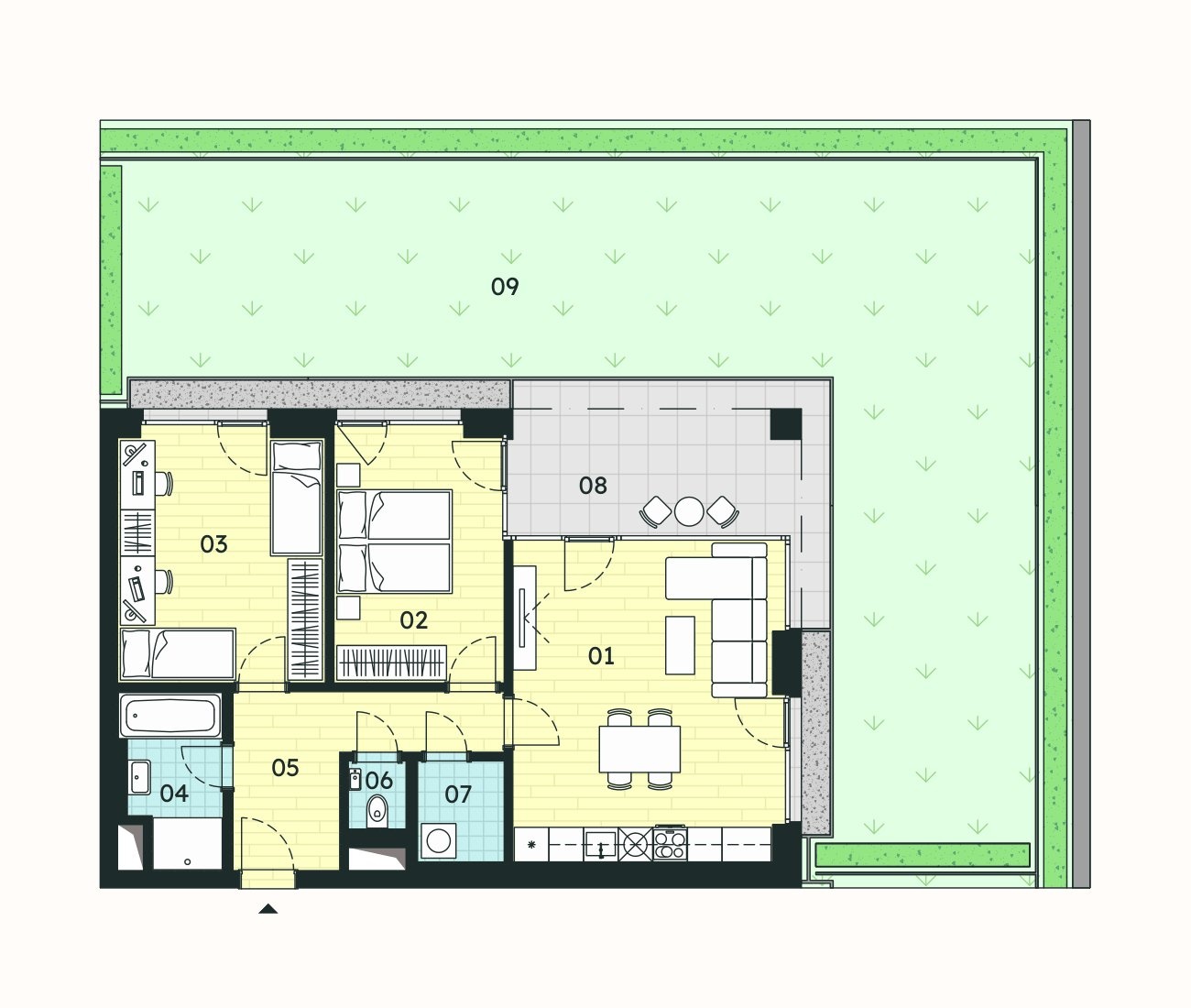 Prodej bytu 3+kk 78,7 m², Znojmo
