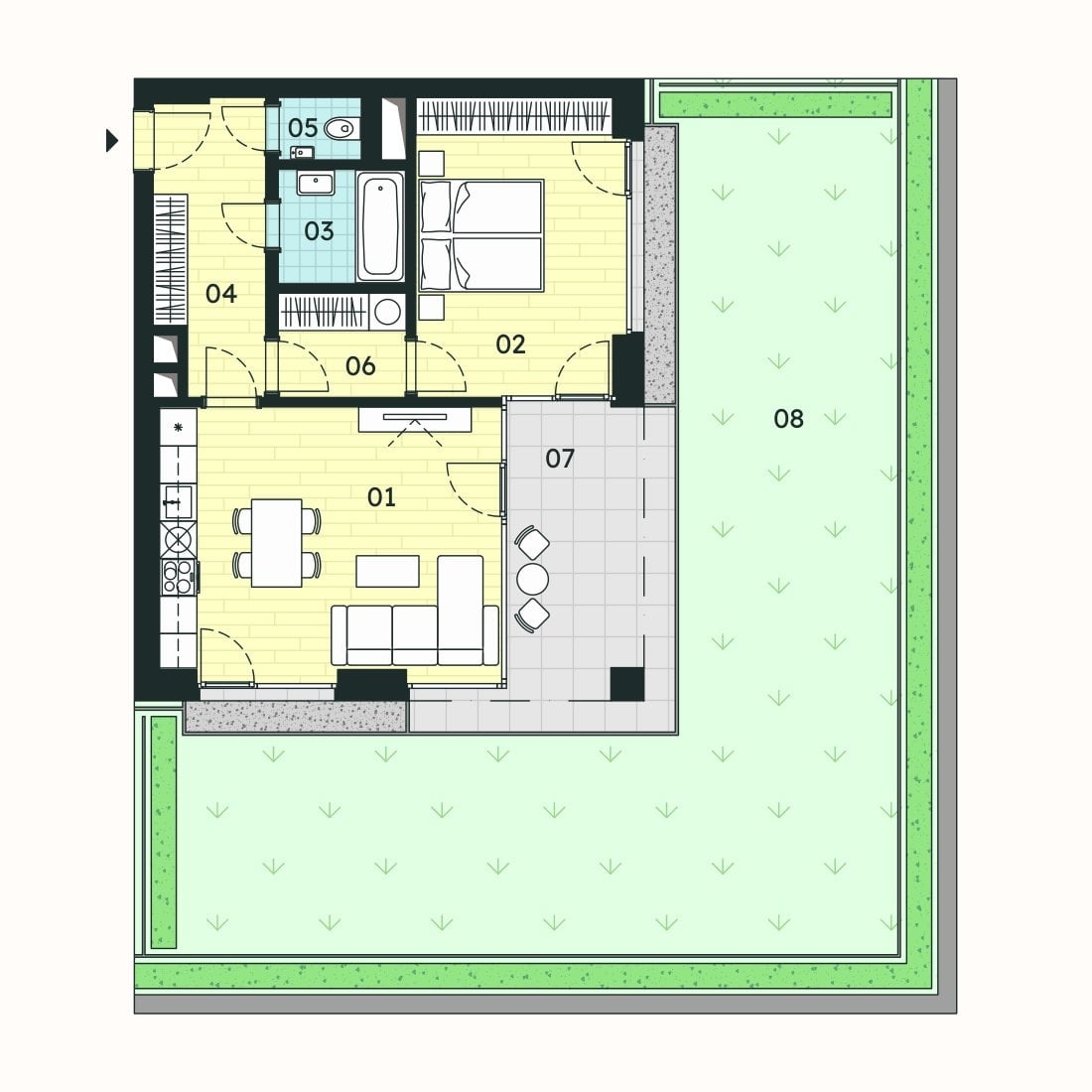 Prodej bytu 2+kk 61 m², Znojmo