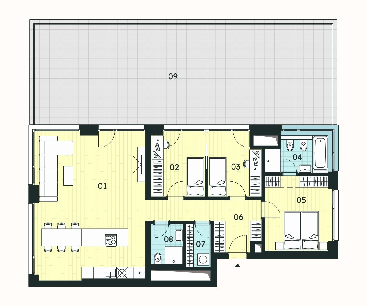 Prodej bytu 4+kk 98,22 m², Znojmo