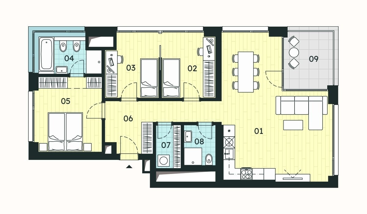 Prodej bytu 4+kk 100,94 m², Znojmo
