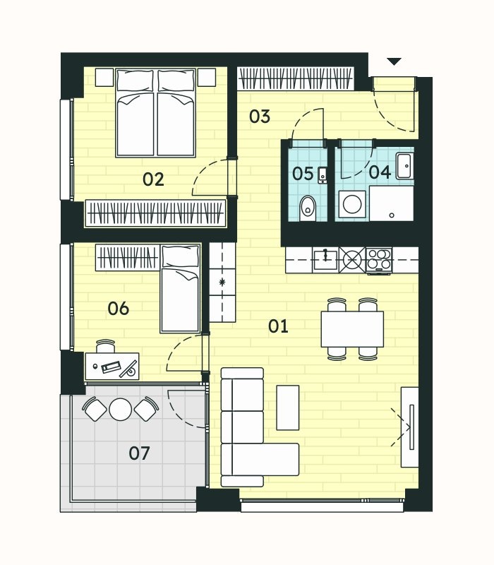 Prodej bytu 3+kk 66,01m², Znojmo