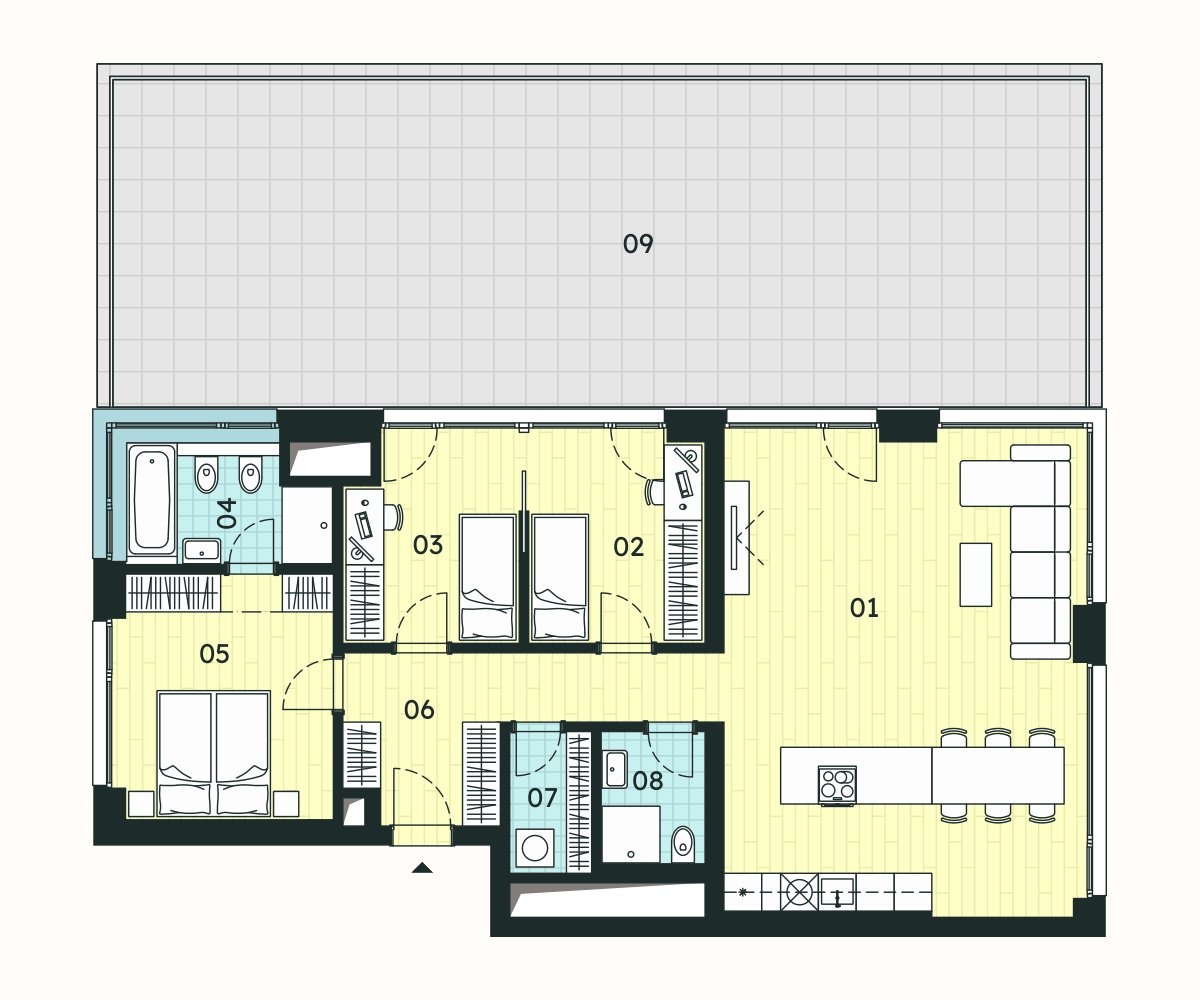 Prodej bytu 4+kk 98,22 m², Znojmo