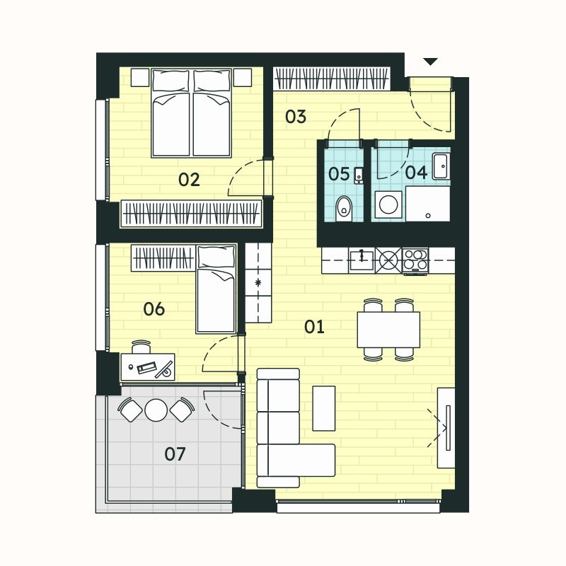 Prodej bytu 3+kk 66,01m², Znojmo